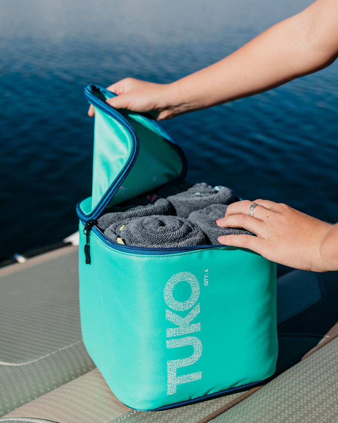 TUKO | Swim Towels | 4PK - Charcoal