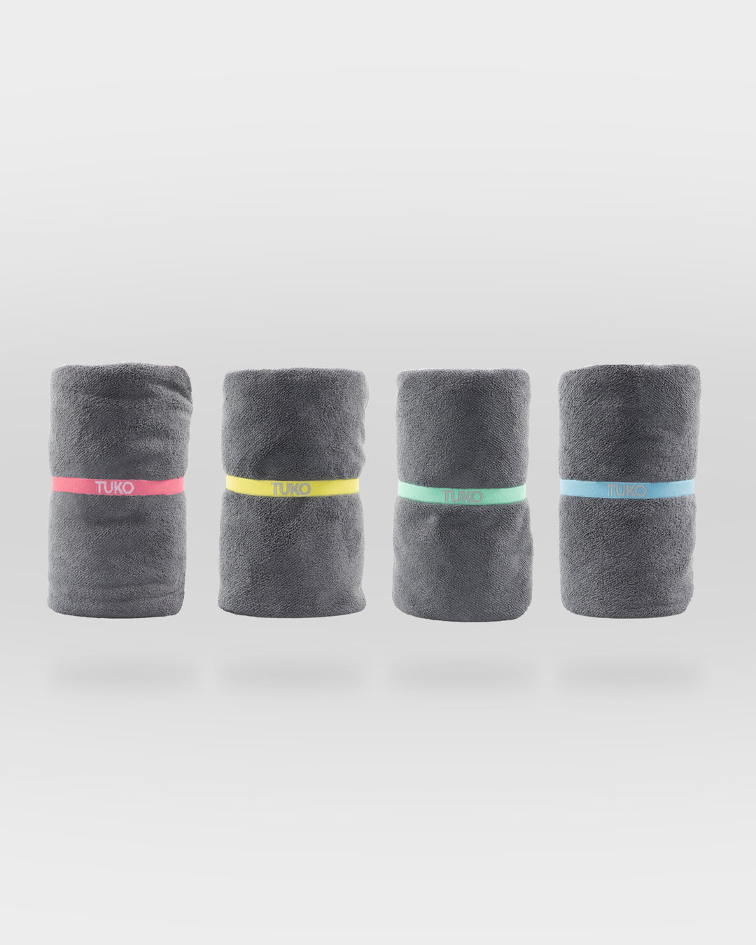 TUKO | Swim Towels | 4PK - Charcoal